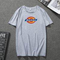 New Dickies Short Sleeve Letter Print Comfortable Milk Silk O Neck T-shirt