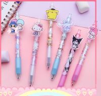 [พร้อมส่งจากร้านไทย] ปากกา1+ฟรีใส่น้ำเงิน1ชิ้น Sanrio ปากกาเจลซานริโอ้ ปากกาคิตตี้ ปากกาปอม ปากกาคุโรมิ ปากกาหมึกเจลสีดำนะคะ***