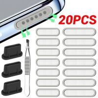 ตาข่ายกันฝุ่นลำโพงโทรศัพท์โทรศัพท์มือถืออเนกประสงค์,ป้องกัน Plug Anti Debu สติกเกอร์กาวสำหรับ IPhone Samsung Mi ตัวป้องกัน Charing Port
