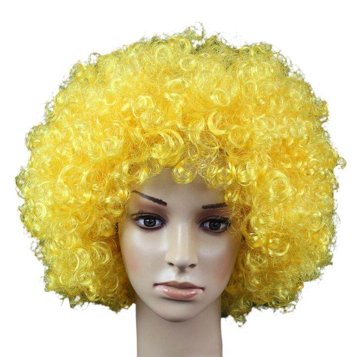 Explosion Wig Fluffy Extend Hairs Lightweight Clown Circus Fancy Dress ...