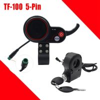 6PIN TF-100 Display Dashboard 6Pin+Ignition Lock Key Scooter Speedometer For Kugoo M4 Electric Scooter Replacement Parts