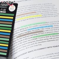 300 Sheets Rainbow Color Index Memo Pad Key Points Sticky Notes Paper Sticker Notepad Bookmark School Supplies Kawaii Stationery