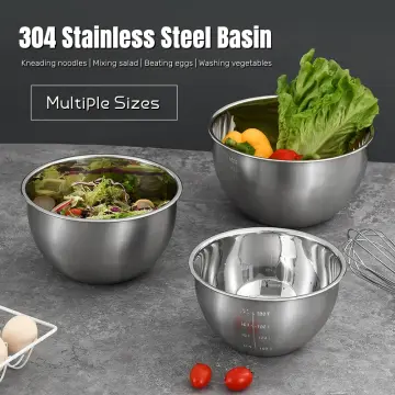 Top Seller Stainless Steel Salad Bowl Heat Insulated Non-Slip Bottom  Rice Soup Mixing Bowls Set with Airtight Lids - China Stainless Steel  Mixing Bowl and Stainless Steel Mixing Bowl with Lid