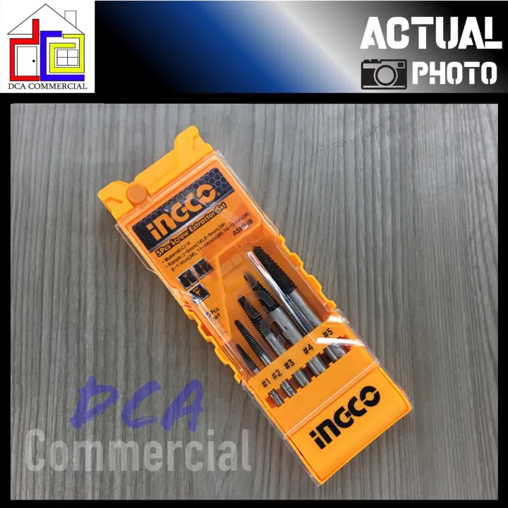 INGCO 5PCS SCREW EXTRACTOR SET ASE008 Lazada PH
