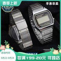 2023 new Retro small square metal watch strap suitable for Casio A159W-N1/A158WA/A168 stainless steel watch chain 18