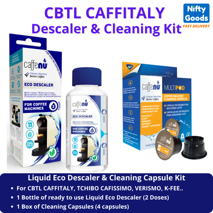 [SG STORE] Caffenu Coffee Machine Descaler and Cleaner Kit for CBTL