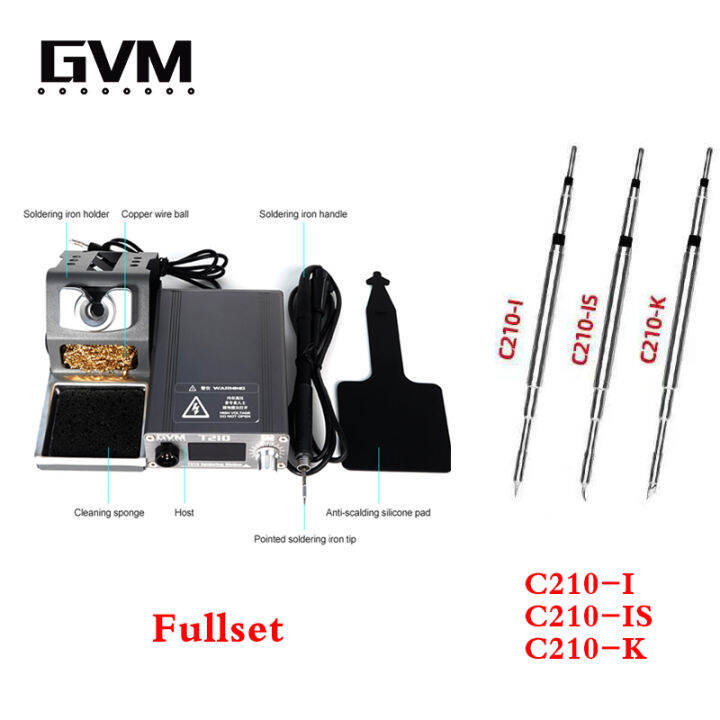GVM T210 soldering station,professional mobile phone repair constant