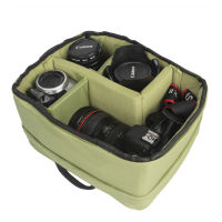 Waterproof Camera Divider Case Protective Soft Shockproof DSLR SLR Camera Lens Bag Insert Padded Digital Pouch