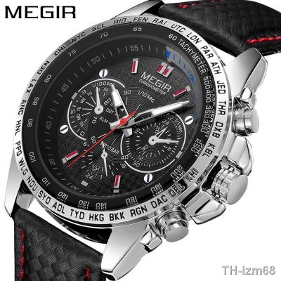 ⌚ นาฬิกา Megs MEGIR male watch sports watches fake eye luminous men watch of wrist of 1010 g