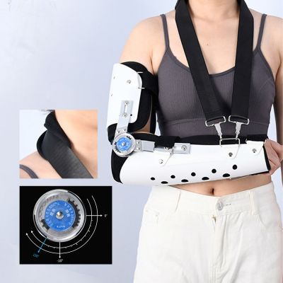 tdfj Hinged Elbow Brace Adjustable Arm Fracture Stabilize Removery Support Splint Protector Surgery Correction Supports