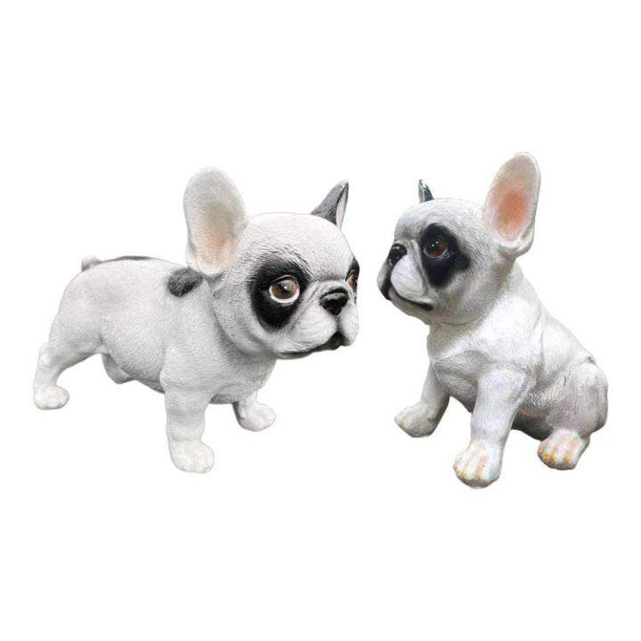 Bulldog Garden Statue Decorative Resin Bulldog Artcraft Sculpture