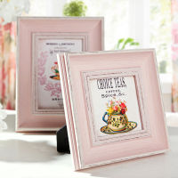 2019 Wedding Decor PS Material Photo Frame 1pcs Retro Quality Picture Frame Hanging and Desktop Picture Frames cornice foto