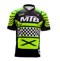 MTB ฤดูร้อนแขนสั้นจักรยานเสือภูเขา Motocross Jersey เสื้อยืดจักรยานกีฬา Downhill สวมใส่ผู้ชาย