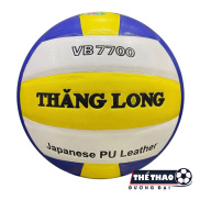 CHÍNH HÃNG Bóng Chuyền Thăng Long VB 7700 - Da PU Nhật, Tặng Kim bơm +