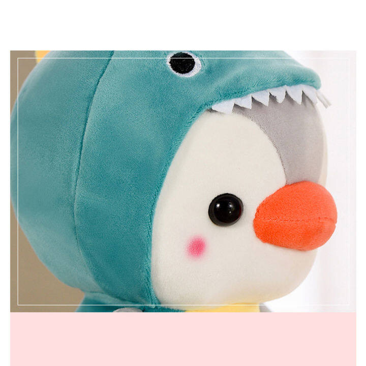 xuechuangying-kids-toys-cute-animal-doll-keychain-penguin-cosplay-dinosaur-small-stuffed-toy-penguin-cosplay-bee-penguin-plush-toy-penguin-cosplay-fro