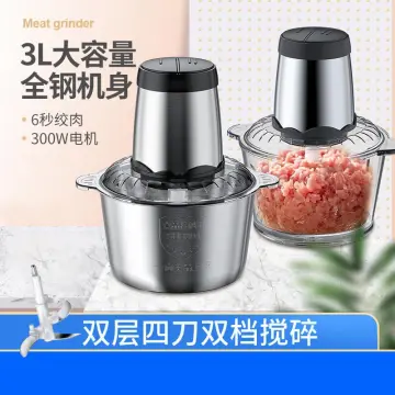 2L 3L 4L Hot Selling 2 and 3 Speed Mini Meat and Vegetable Slicer Chopper  Grater Grinder with 2 and 3 and 5 Blades Meat Grinder Food Processor -  China Food Processor