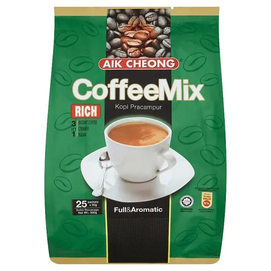 Aik Cheong CoffeeMix Rich 3 in 1 Instant Coffee Creamer Sugar 25 Sachets x 20g (500g) Lazada