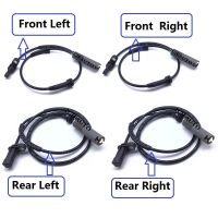 4 X ล้อ ABS Speed Sensor 34526762465 34526762466ด้านหน้าและด้านหลังสำหรับ BMW 1 E81 E87 E88 116D/I, 118D/I, 120D/3 E90 E91 E92 E93