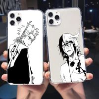 Anime Bleach Rukia Kuchiki Soft TPU Clear Coque For iPhone 11 12 13 14 Pro 10 XR XS Max Mini SE3 2022 SE2 7 8 6 6S Plus Case Bag Mobile Accessories