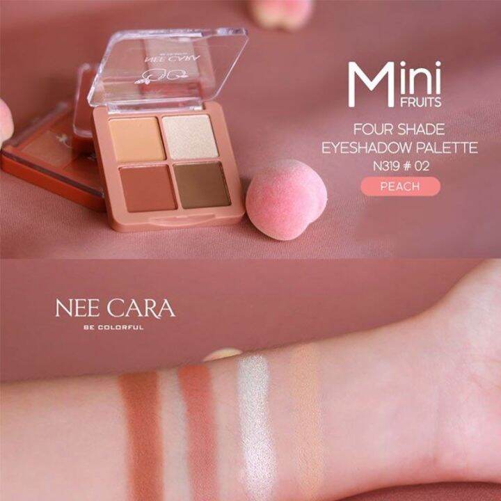 nee-cara-mini-fruits-eyeshadow-palette-n319-นีคาร่า-มินิ-อายแชโดว์-พาเลท