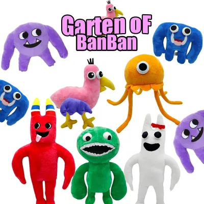 Garten of Banban 1ชิ้น2023ของเล่นใหม่25เซนติเมตรการ์เทนของ Banban ตุ๊กตาหนานุ่มเกมการ์ตูนตุ๊กตานุ่มยัดไส้หุ่นปิศาจตุ๊กตาสัตว์ผ้ากำมะหยี่เป็นของขวัญวันเกิดสำหรับเด็ก