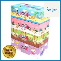 กระดาษเช็ดหน้า SCOTT BOX 115 แผ่น แพ็ค4FACIAL TISSUE SCOTT BOX 115 SHEETS PACK 4 **มีบริการชำระเงินปลายทาง**