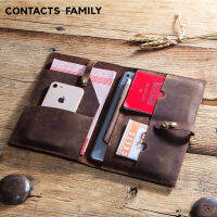 ติดต่อครอบครัวกระเป๋าแท็บเล็ตถุงใส่ iPad Mini Cowhide เคสหนังสำหรับ iPad Mini 7.9นิ้วการ์ดผู้ถือกระเป๋าโน๊ตบุ๊ค