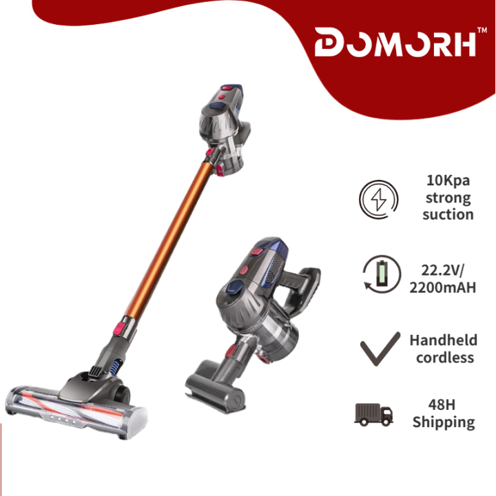 10kPa Strong Suction Cordless Vacuum Cleaner Rechargable Floor Cleaning
