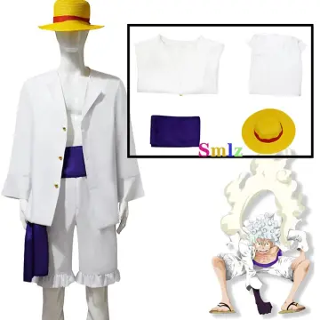 Luffy Scar Cosplay Shirt / Gear 5 Luffy Costume T-shirt / 