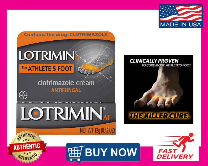 Lotrimin Af For Athletes Foot Clotrimazole Cream Antifungal Cures Athletes Foot And Ringworm 