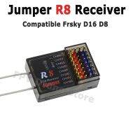 Jumper R8เครื่องรับวิทยุระบบ RC SBUS OPENTX 16CH T16 FRSKY โหมด D8 D16ตัวควบคุมระยะไกล PX4การควบคุมการบินโดรน FPV X8R