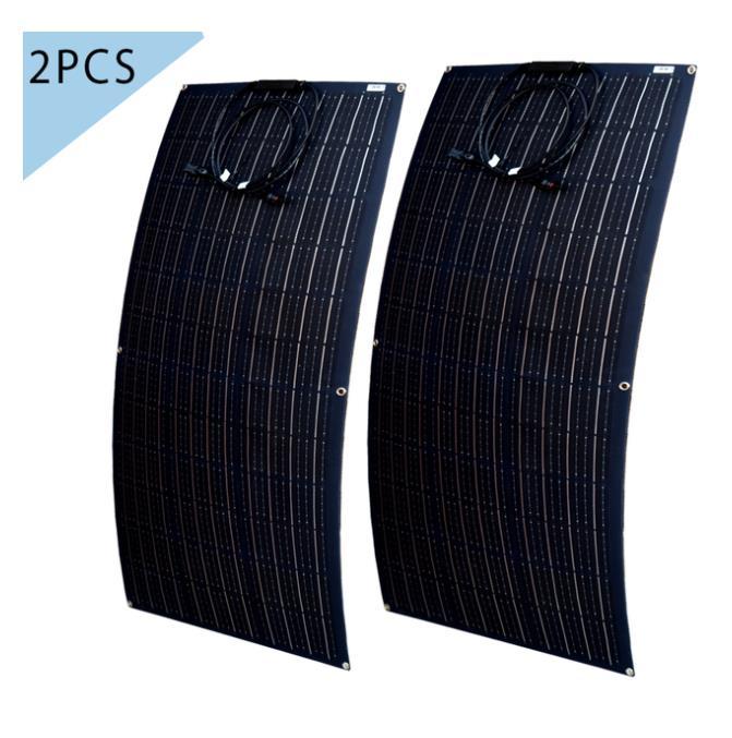 Jingyang Solar Panel 12v 100w 110w Flexible Solar Panel Etfe Film Mono Cell 18v 200w 220w Watt 0646