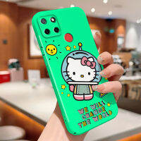 เคสเคสโทรศัพท์มือถือสำหรับ Realme C12 Realme C25 Realme C25S Narzo 20 Realme Narzo 30A All-Inclusive กรณีโทรศัพท์ฟิล์มคิตตี้ที่ใช้งานอยู่เปลือกแข็งเคสป้องกันทนแรงกระแทกกล้องคลุมทั้งหมด