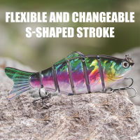 10.5ซม.เหยื่อบ่วงเหยื่อปลอมก่อน Rigged Fishing Lures สำหรับ Bass, Crappie Fishing Bait Pre Rigged Fishing Tackle Fishing Lures for Freshwater universal bionicbait