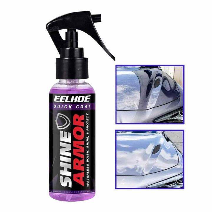 120ml Shine Armor Ceramic Car Wash Quick Coat Polish Sealer Spray Car ...