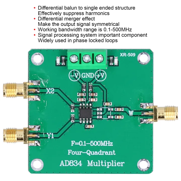 4-quadrant-multipier-board-ผสานความแตกต่าง-ad834โมดูลเครื่องผสมสำหรับเฟสล็อคลูป