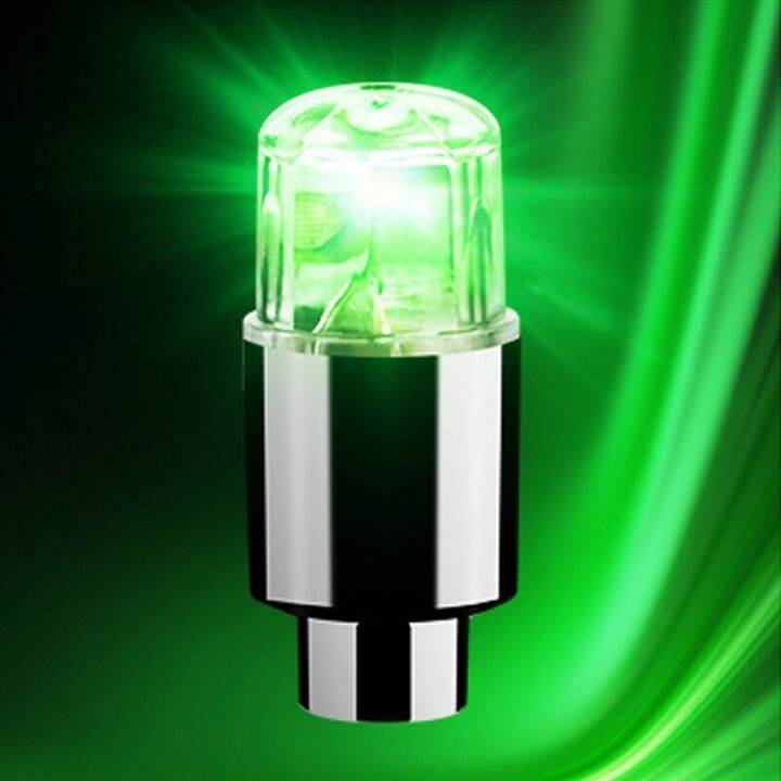 Cars Wheel Caps LED Lights Wheel Tire Valve Caps Cycling Lantern Spokes