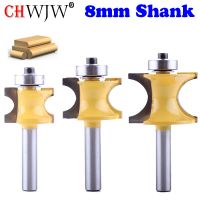 1Pc 8mm Shank Bullnose Router Bit Set C3 คาร์ไบด์ปลายเครื่องตัดไม้