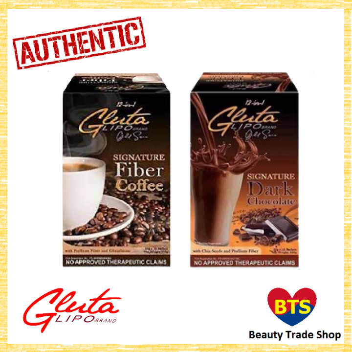 Gluta Lipo Gold Series Dark Choco and Fiber Coffee Lazada PH