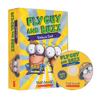 Fly boy 15 volumes (boxed, with 2CD) English original Fly Guy and buzz (1-15) childrens English picture book story English Enlightenment best seller Bridge Book hongshuge original