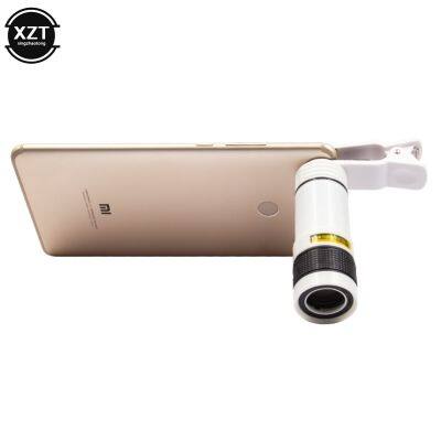 【CW】 Mobile Phone Camera Lens Universal Clip On 8X 12X Telephoto HD Telescope for iPhone Xiaomi Samsung