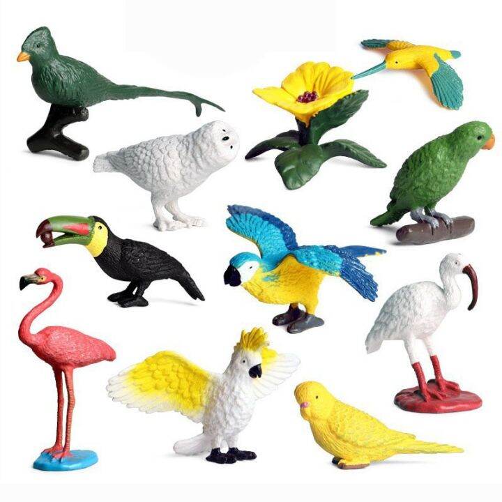 zzooi-simulation-bird-animal-flamingos-parrot-sea-mew-peacock-owl-ostrich-model-action-figures-miniature-educational-toys-for-children