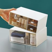 Stackable Makeup Organizer Desktop Storage Sorting Box Drawer Type Plastic Storage Box Student Stationery Sundries Cosmetics Box