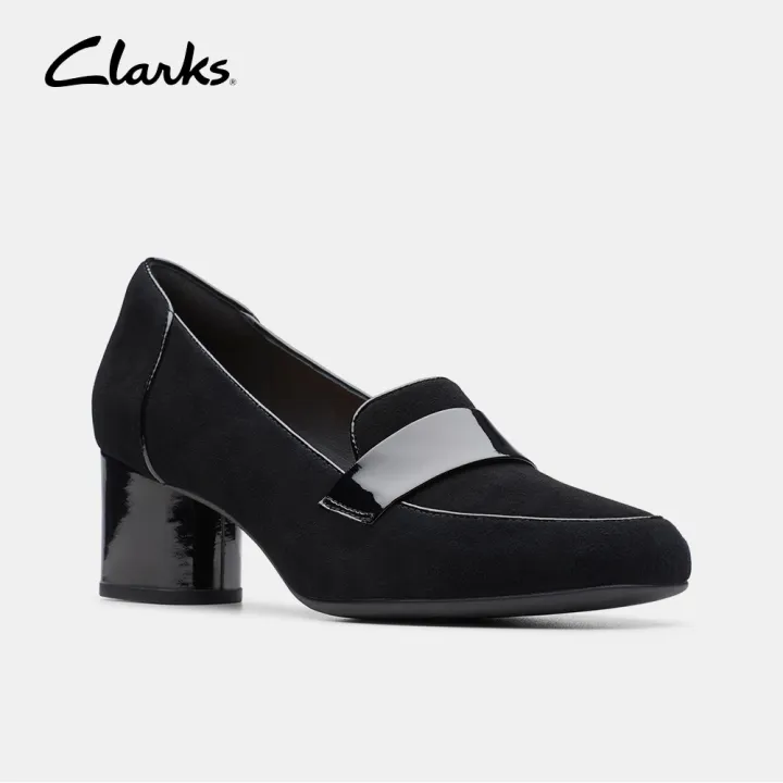 clarks white court shoes