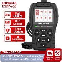 THINKCAR THINKOBD 500 Obd2เครื่องสแกนสำหรับรถยนต์เครื่องมือวินิจฉัย Obd 2รุ่นวิเคราะห์อายุการใช้งานฟรีอัปเดตรหัสอ่าน