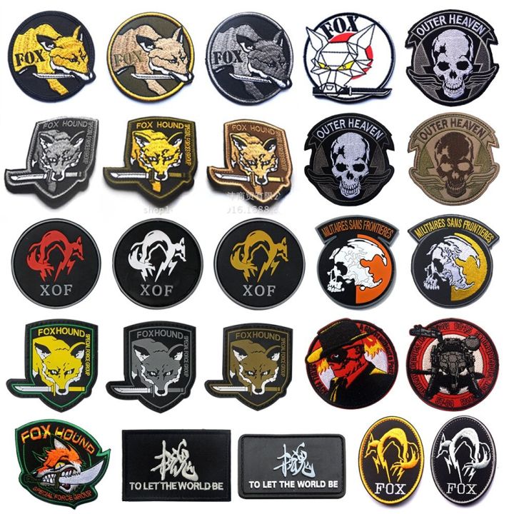 FOXHOUND DOGE HOUND Patch SPECIAL GROUP Metal Gear FORCE Badge For ...