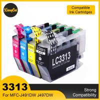 ใช้ได้กับ LC3311 LC3313ที่รองรับตลับหมึกสำหรับเครื่องพิมพ์ MFC-J895DW MFC-J690DW MFC-J497DW Brother Brother MFC-J491DW