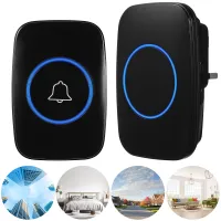 ✙☋ Doorbell Bells Cordless Entry Wireless Ring Kit Home Music Household Plug