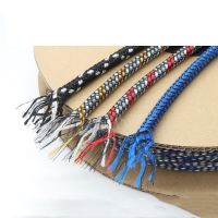 ↂ 4mm-12mm Braid Sleeve PP Cotton PET Braided Sleeve Tube PET Yarn Soft Wire Wrap Insulated Cable Protection Line Harness Sheath