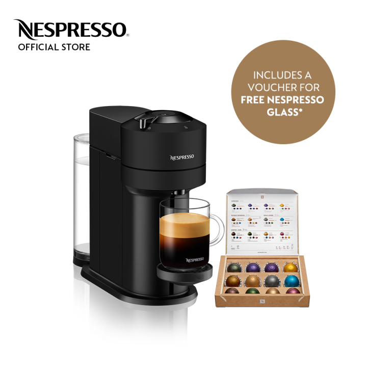Nespresso® Vertuo Next Premium Coffee Machine Matt Black with Free